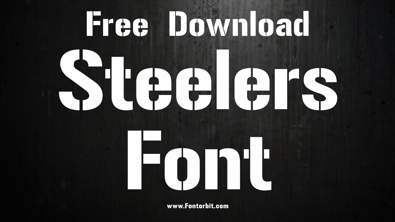 Steelers Font