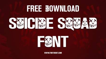 Suicide Squad Font Free Download