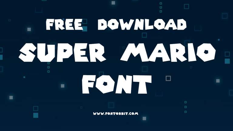 Super Mario Font Free Download