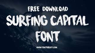 Surfing Capital Font – Stylish and Playful Typeface