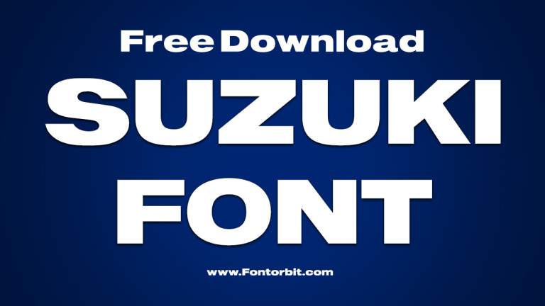 Suzuki Font