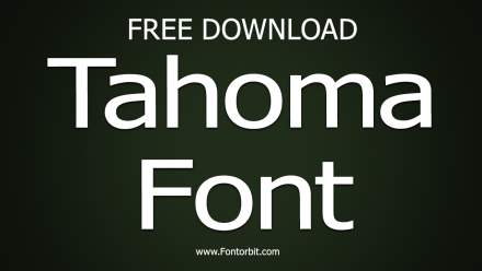 Tahoma Font Free Download