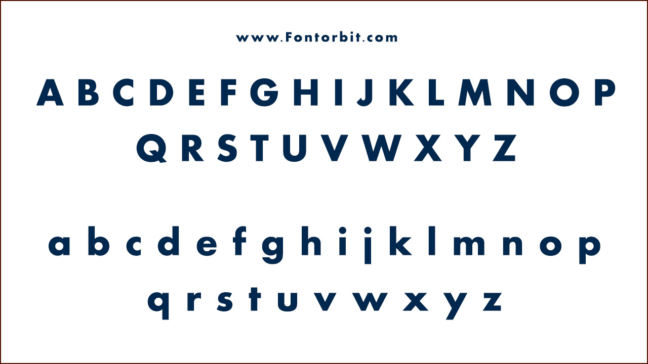 The Aharoni Font Family