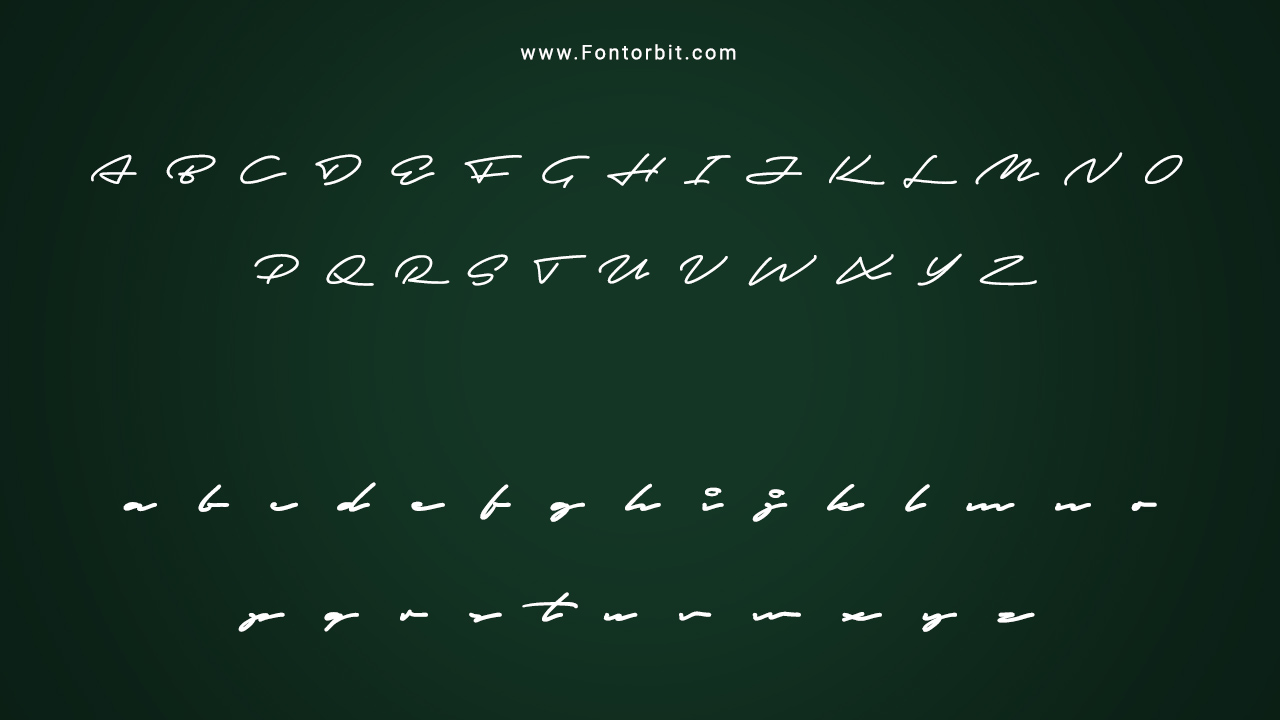 The Autograph Font Family Includes