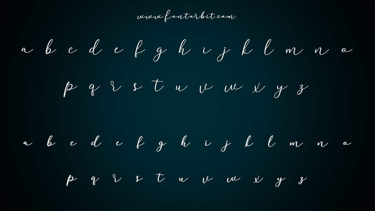 The Darloune Font Family Includes