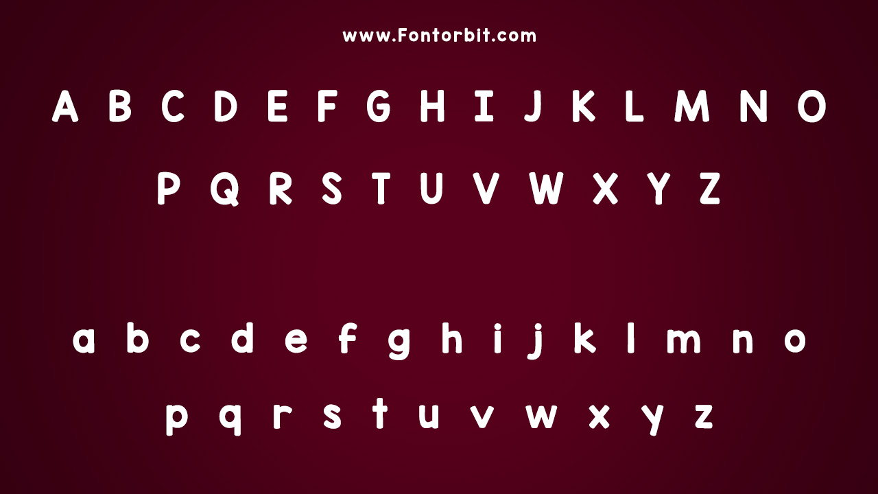 The KG Red Hands Font Family Includes