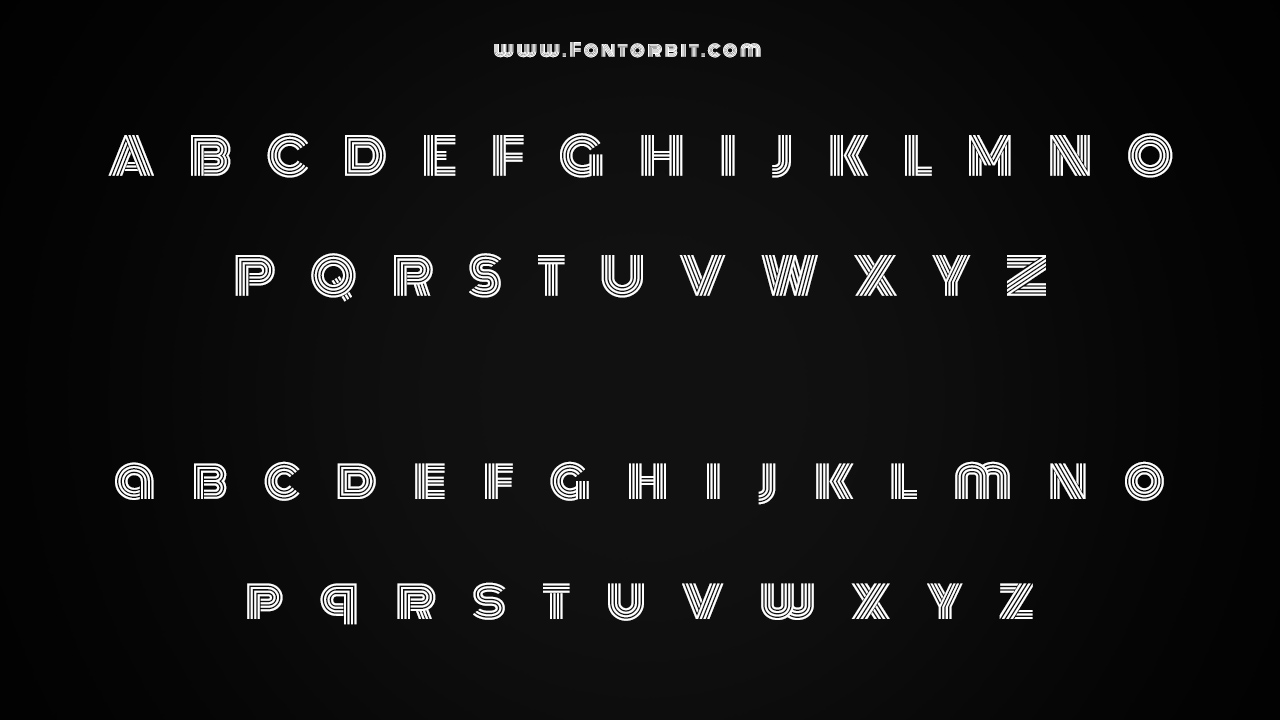 The Monoton Font Family