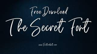 The Secret Font Free Download