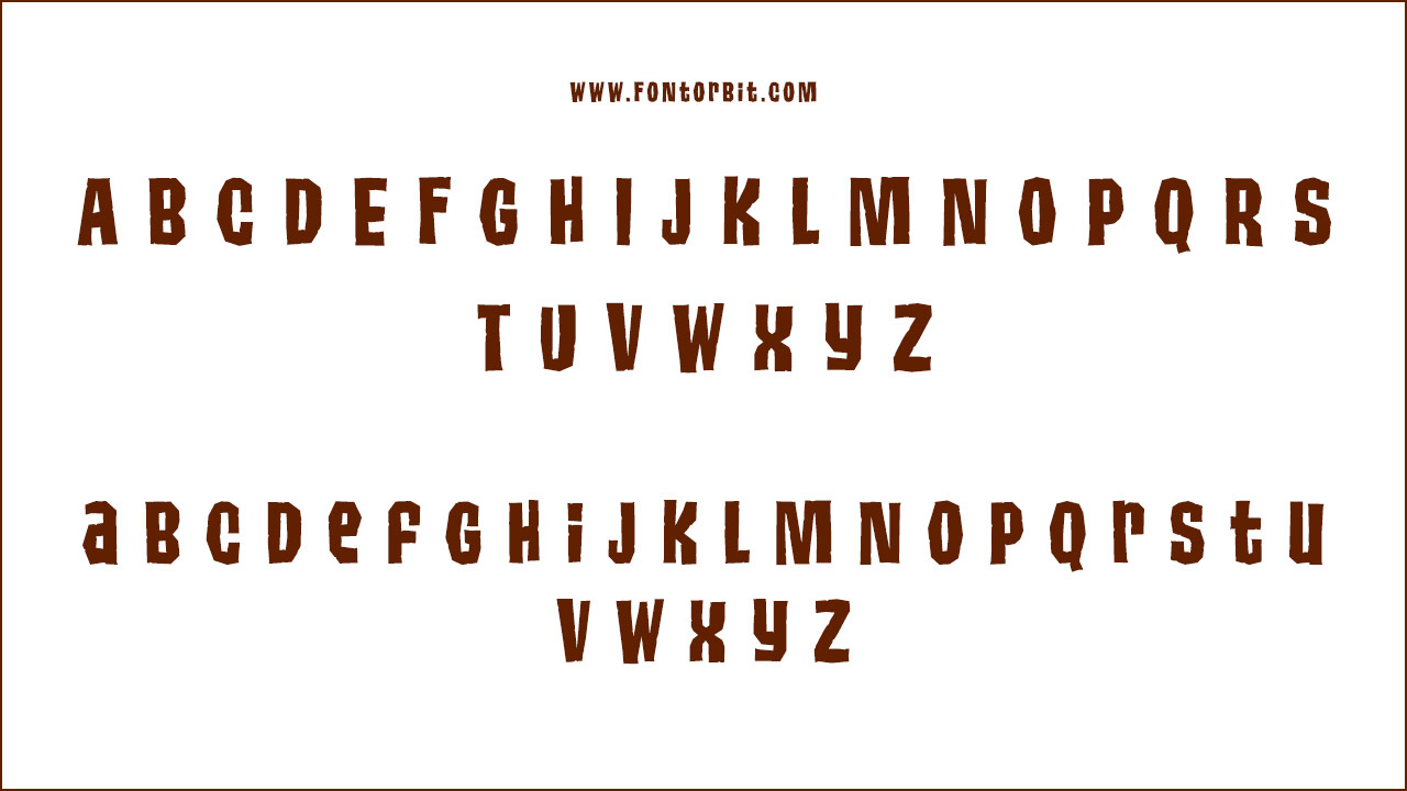 The Tiki Island Font Family Includes