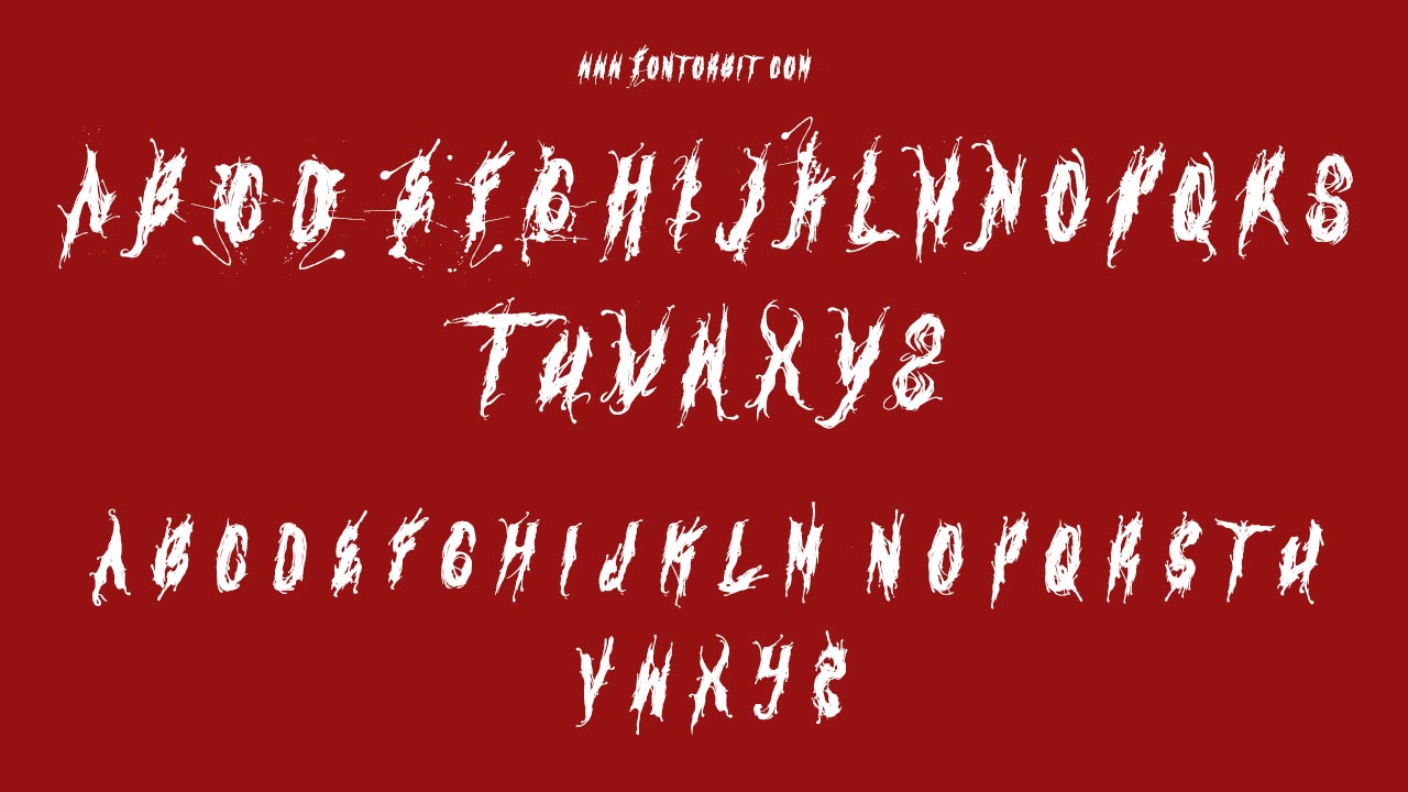 The Venom Font Family Includes