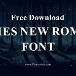 Times New Roman Font Free Download