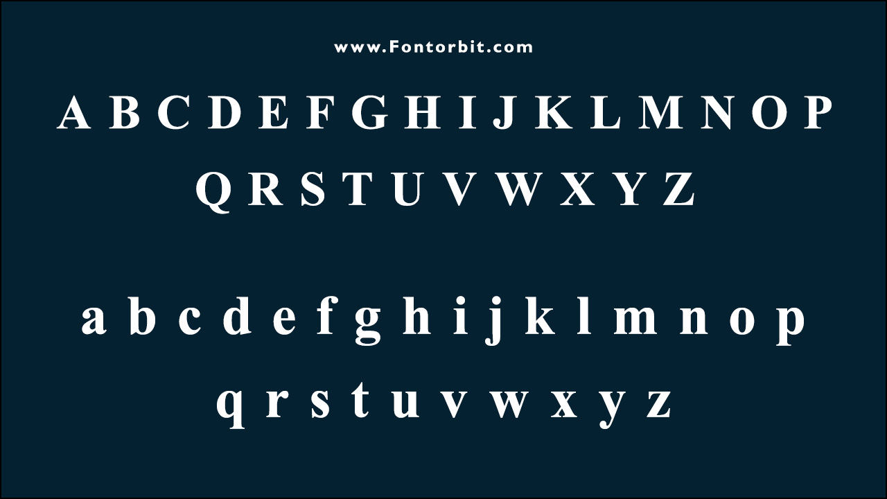 Times New Roman Font Family Includes