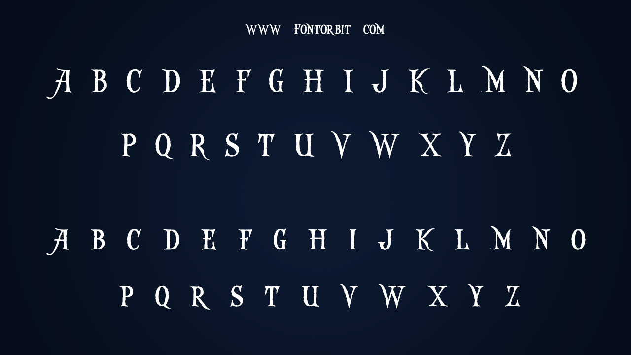 Type Of Hocus Pocus Font (Font Family)