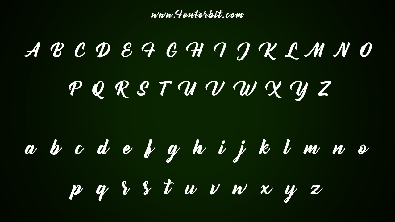 Type Of The Bernadette Font (Font Family)