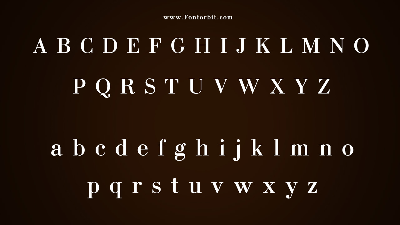 Type Of The Bodoni Font (Font Family)