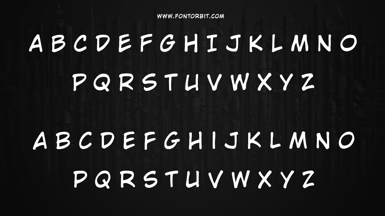 Type Of The CC Wild Words Font (Font Family)