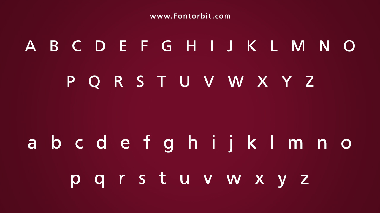 Type Of The Frutiger Font (Font Family)