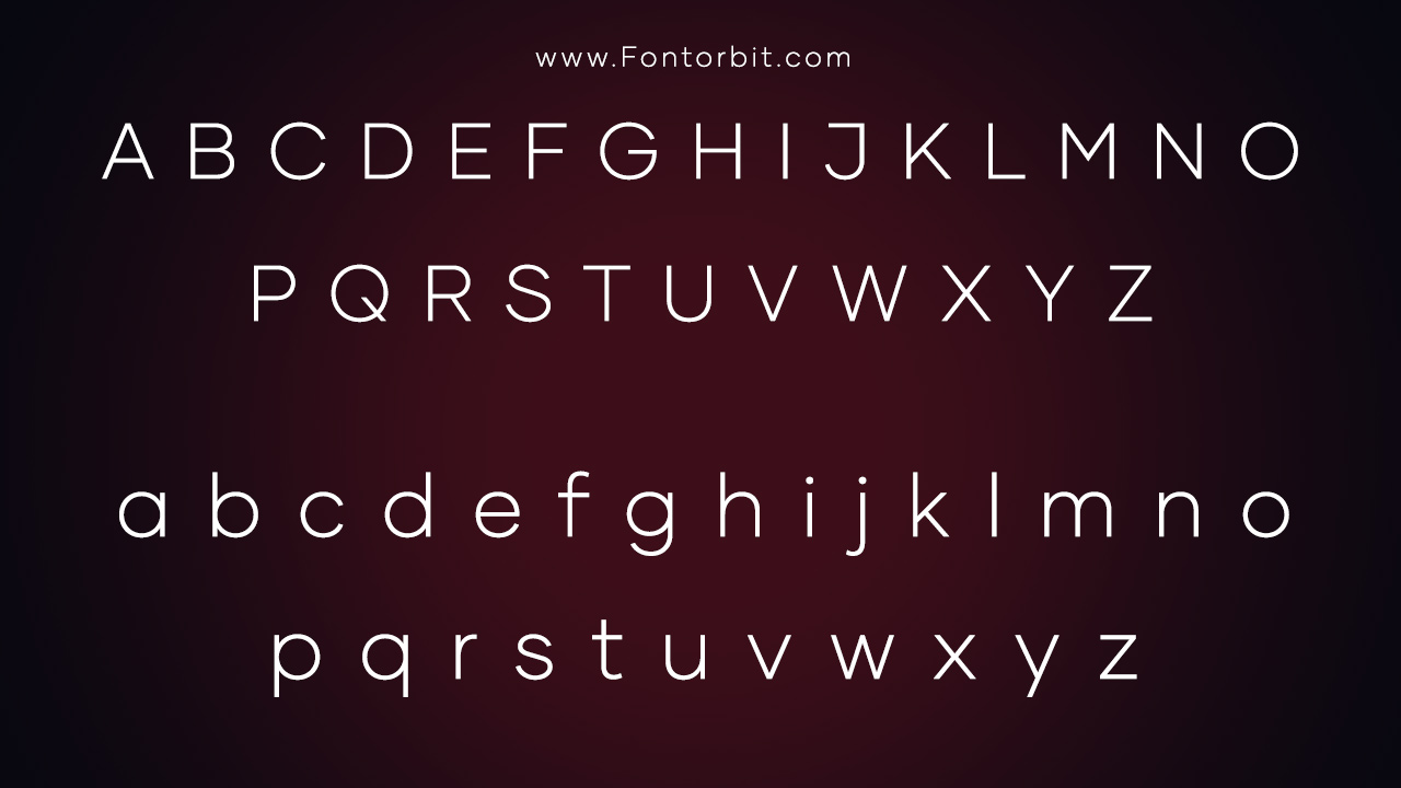 Type Of The Gilmer Sans Font (Font Family)