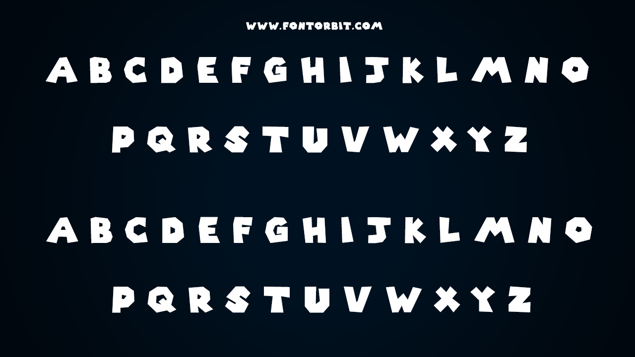 Type Of The Super Mario Font (Font Family)