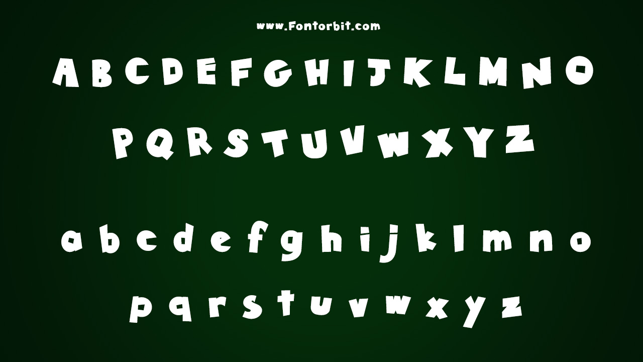 Type Of The Tiki Tropic Font (Font Family)