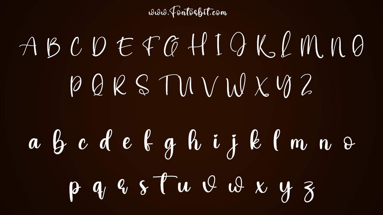 Types Of The Bonfire Script Font