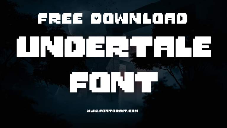 Undertale Font