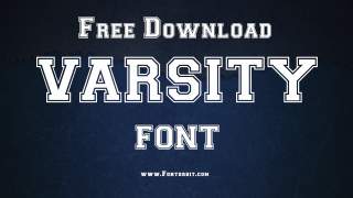 Varsity Font Free Download – Iconic Collegiate Typeface