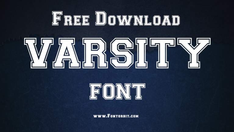 Varsity Font