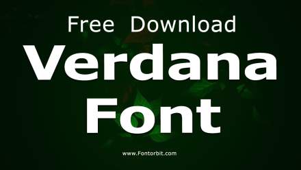 Verdana Font Free Download