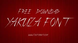 Yakuza Font Free Download