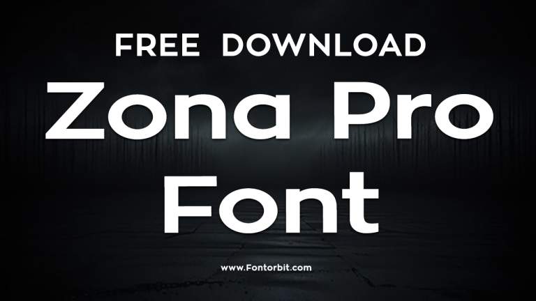 Zona Pro Font Free Download