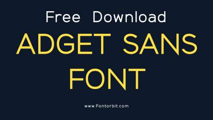 Adget Sans Font Free Download