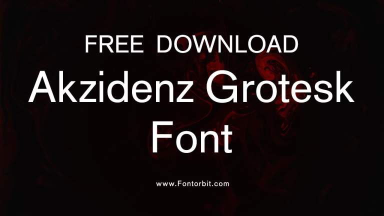 Akzidenz Grotesk Font