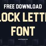 Blockletter Font Free Download