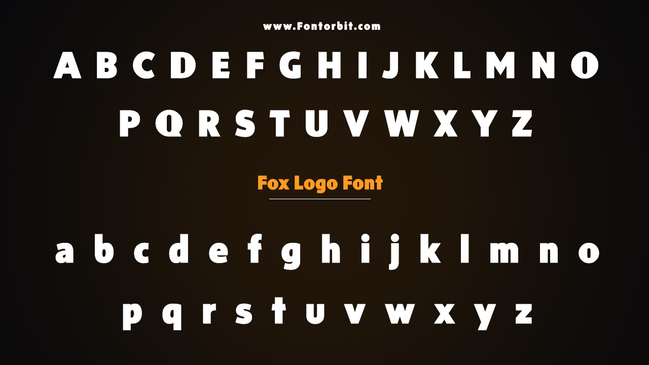 Fox Logo Font Family Includes