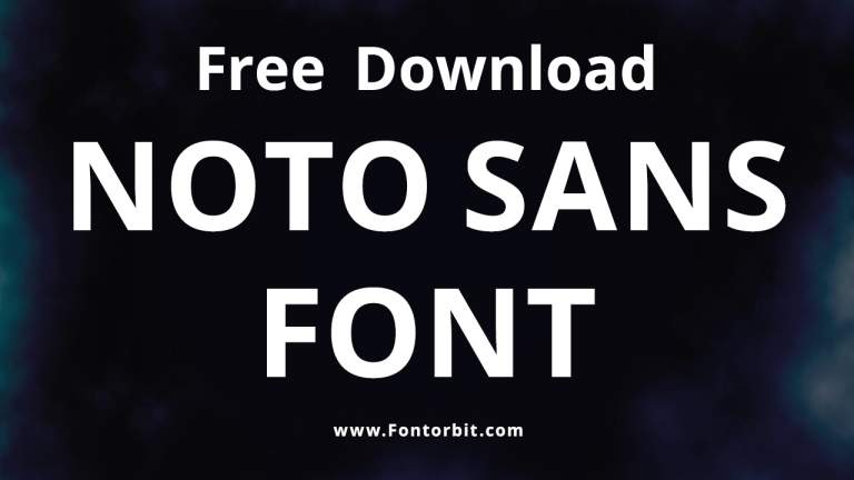 Noto Sans Font