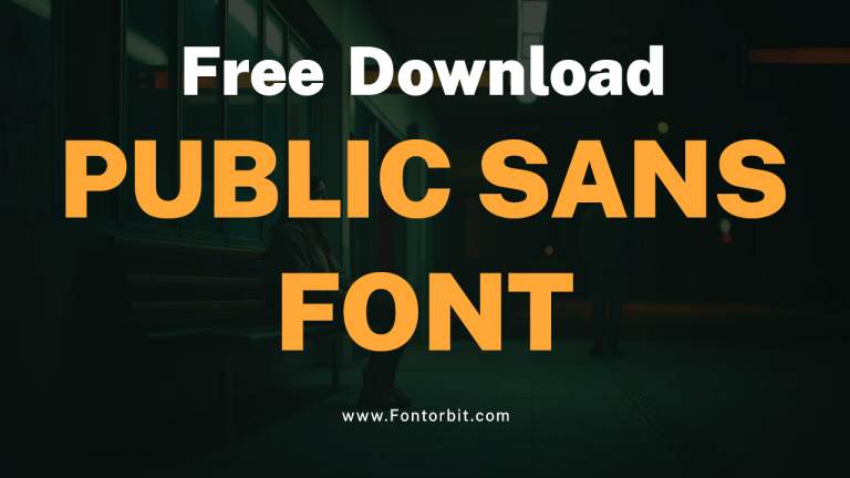 Public Sans Font