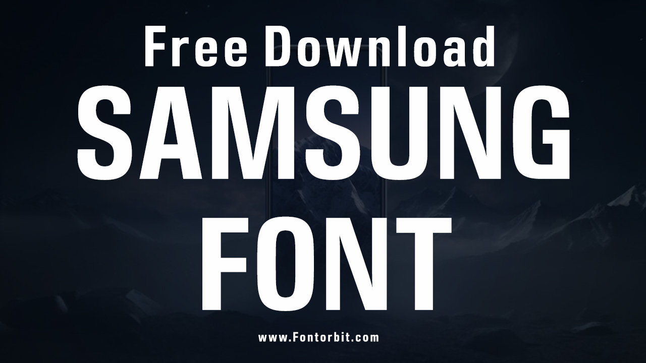 Samsung Font