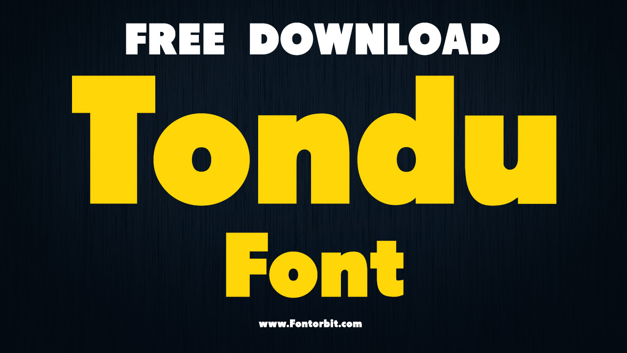 Tondu Font