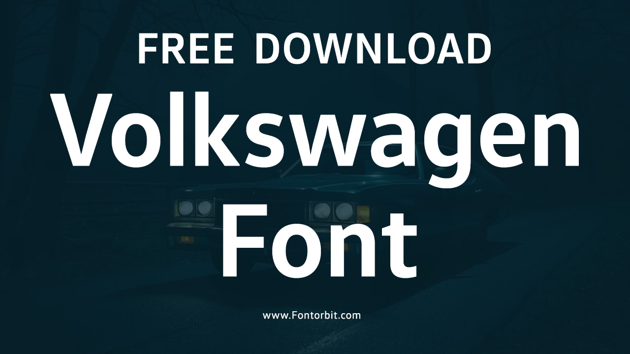 Volkswagen Font