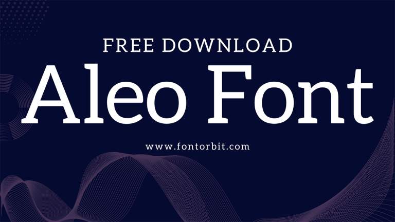Aleo Font: Perfect Balance Of Style And Legibility