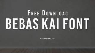 Bebas Kai Font: Ideal For Clean And Impactful Headlines