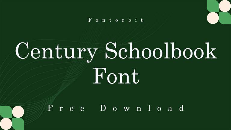 Craft A Classic Look Using Century Schoolbook Font