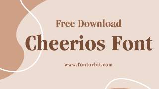 Cheerios Font: Start Designing With A Smile