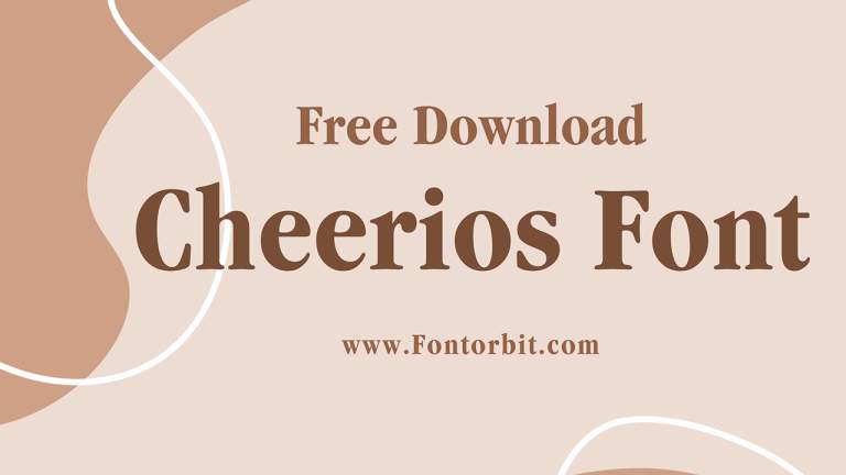 Cheerios Font: Start Designing With A Smile