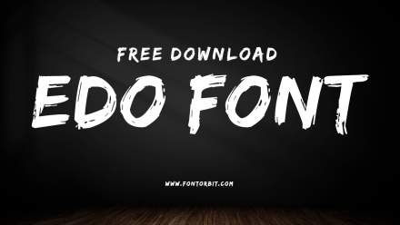 Bring Authenticity To Your Work With Edo Font