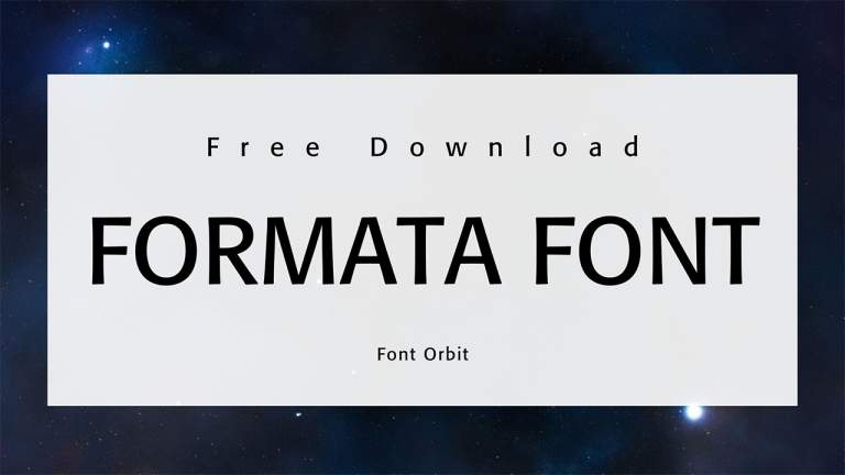 Discover the Elegance of Formata Font