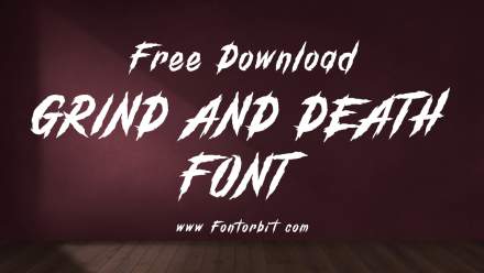Grind and Death Font: Transform Your Designs With Dark Elegance