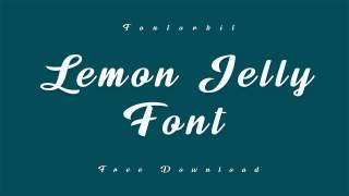 Find Balance in Type with Lemon Jelly Font