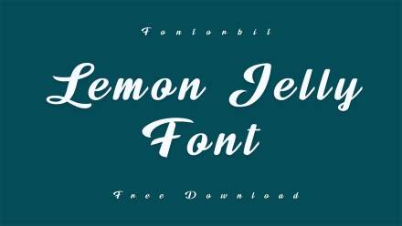 Find Balance in Type with Lemon Jelly Font